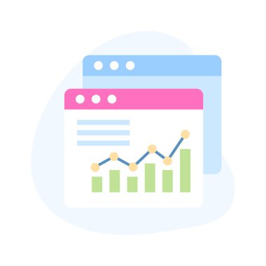 Seo optimizasyon konsepti illüstrasyon, kodlama, programlama, vektör tasarımı