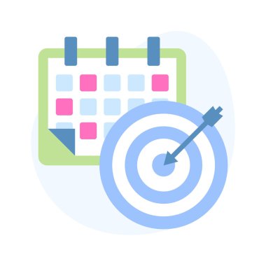 Hedefin bu dikkatlice hazırlanmış vektörünü moda biçimi olan medya reklam simgesi tasarımında yakalayın