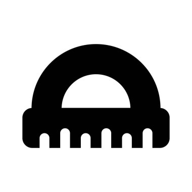 Bu güzel tasarımı ve geometrik araç, açıölçer vektörünün inanılmaz simgesini işaretleyin