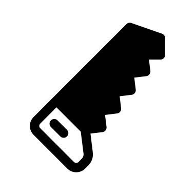 Testere simgesi, inşaat ve imalat aracı, işçi günü vektörü