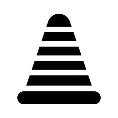 Yapı konisi, yapı konisi vektör tasarımının son moda ikonu