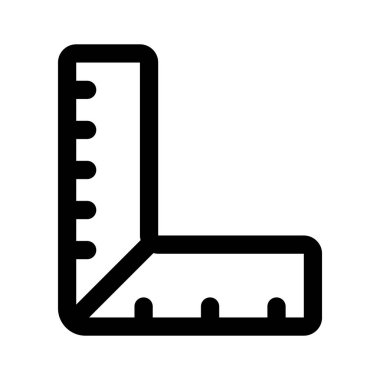 Ölçüm araçları, trend biçiminde cetvel vektör tasarımı