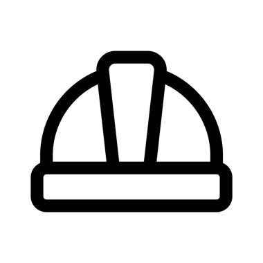 İnşaat şapkasının bu özenle hazırlanmış simgesini, mühendislerin şapka vektör tasarımını alın.