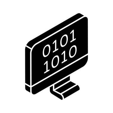 Moda biçiminde ikili kodlamanın izometrik simgesi