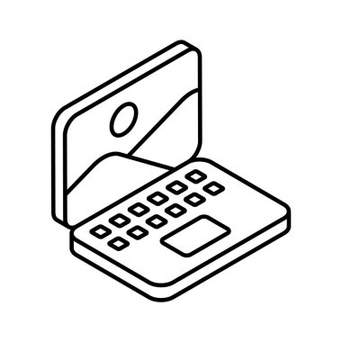 Dizüstü bilgisayarında ai resimlerinin konsept simgesini gösteren manzara resmi var