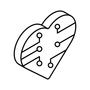 Bu inanılmaz yapay kalp ikonunu modern tarzda ele geçirin.