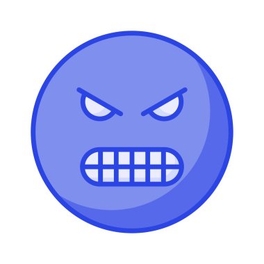 Moda biçiminde emoji vektör tasarımından nefret et, simge kullanmaya hazır