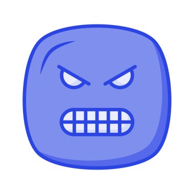 Moda biçiminde emoji vektör tasarımından nefret et, simge kullanmaya hazır