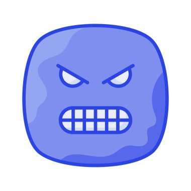 Moda biçiminde emoji vektör tasarımından nefret et, simge kullanmaya hazır