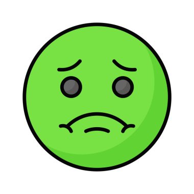 Hasta emojinin yaratıcı simgesi, web sitesi ve mobil uygulamalarda kullanmaya hazır