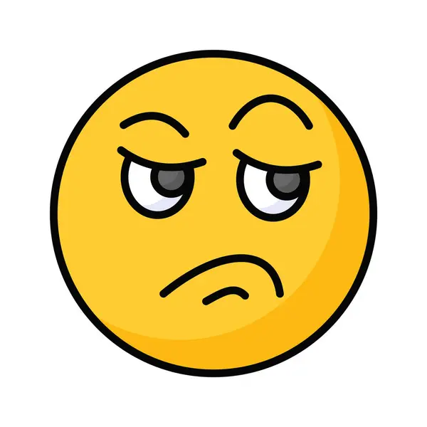 Beyaz arkaplanda izole edilmiş kıskanç emojinin mükemmel simgesi