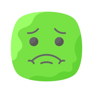 Hasta emojinin yaratıcı simgesi, web sitesi ve mobil uygulamalarda kullanmaya hazır