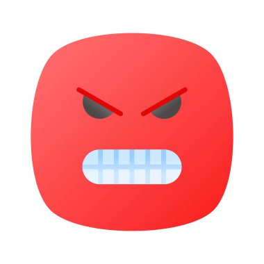 Moda biçiminde emoji vektör tasarımından nefret et, simge kullanmaya hazır