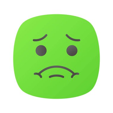 Hasta emojinin yaratıcı simgesi, web sitesi ve mobil uygulamalarda kullanmaya hazır