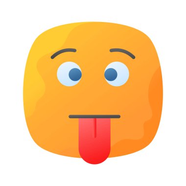 Visually perfect dumb emoji icon design, easy to use and download