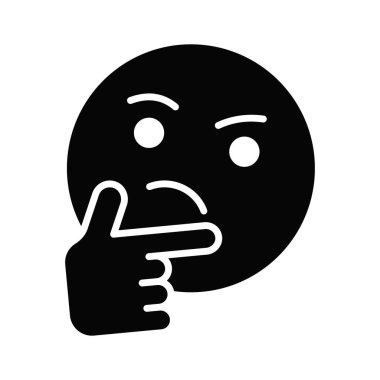 İyi tasarlanmış emoji simgesi tasarımı, premium vektör kullanmaya hazır