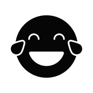 Gülen emojinin yenilebilir bir simgesi, kullanımı ve indirilmesi kolay