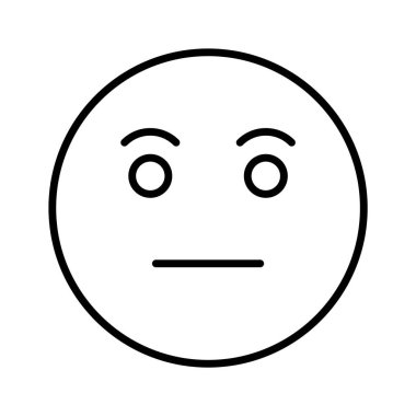 Özelleştirilebilir düz vektör, ilgisiz emojinin bu inanılmaz simgesini tut