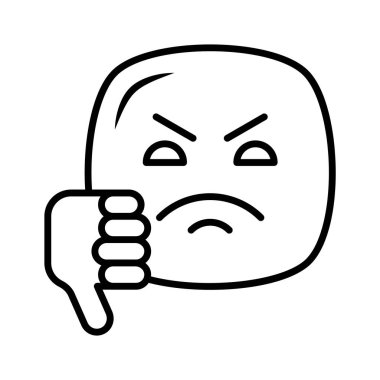 Benzersiz ve yaratıcı olan emoji ikonunu işaretle