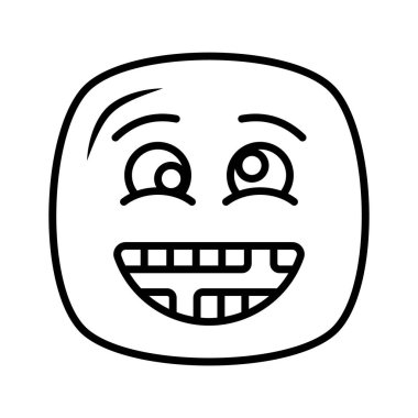 Visually perfect dumb emoji icon design, easy to use and download