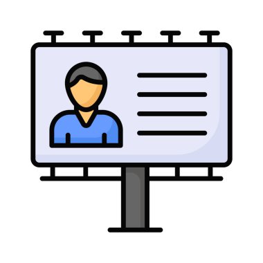 Seçim kampanyasının bu inanılmaz ikonunu alın, aday posteri, reklam vektörü