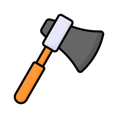 Bu piksel mükemmel balta simgesini vektör kullanmaya hazır hale getir