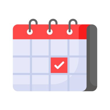 Seçim günü, seçim günü vektörünün konsept simgesini gösteren takvimdeki işaretleri kontrol et