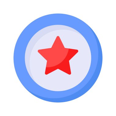 Amerika rozet çıkartmasının yaratıcı ikonuna bakın.