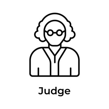 Şu birinci sınıf yargıç, profesyonel işçi ve çalışanın ikonuna bakın.