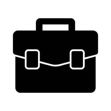 İş portföyü vektör tasarımı, düzenlenebilir tarzda inanılmaz bir iş çantası simgesi