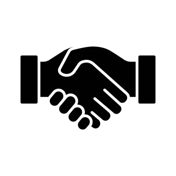 Hand Shaking Denoting Contract Icon Trendy Style Ready Use Vector Stockvector