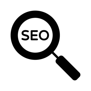 Seo optimizasyon simgesi tasarımı, premium kullanıma hazır