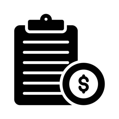 Modern tarzda finansal belgenin yaratıcı tasarım simgesi