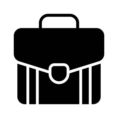 İş portföyü vektör tasarımı, düzenlenebilir tarzda inanılmaz bir iş çantası simgesi