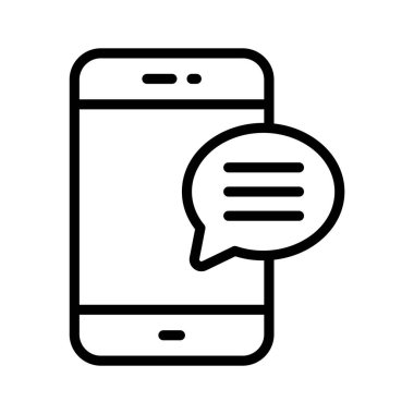 İletişim için modern tarzda güzel tasarlanmış bir vektör, premium simge