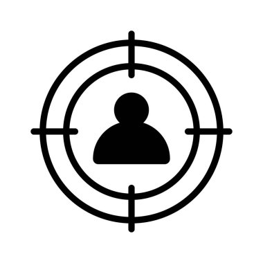 Hedef izleyicinin piksel mükemmelleştirici simgesi, ölçeklenebilir ve kullanılması kolay