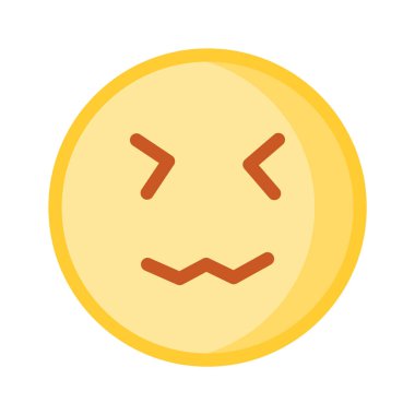 Korkak emoji vektör tasarımı, kullanması ve indirmesi kolay premium simgesi