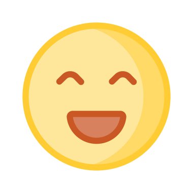 Düzenlenebilir bir gülen ifade simgesi, kullanımı ve indirilmesi kolay