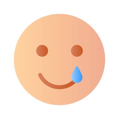 Mükemmel dizayn edilmiş üzgün emoji ikonu, kişiselleştirilebilir vektör...