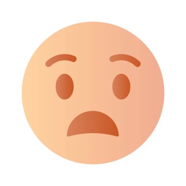 Korkak emoji vektör tasarımı, kullanması ve indirmesi kolay premium simgesi