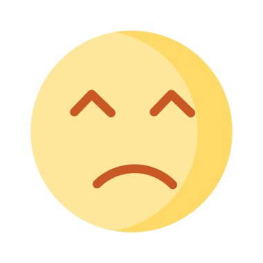 Hayal kırıklığına uğramış emojinin bu inanılmaz ikonunu alın, premium vektör