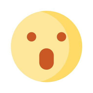 Aman Tanrım, emoji vektör tasarımı, düzenlenebilir vektör.