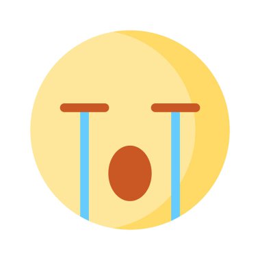 Bu ağlayan emoji vektör tasarımını alın, özelleştirilebilir vektör