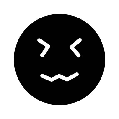 Korkak emoji vektör tasarımı, kullanması ve indirmesi kolay premium simgesi