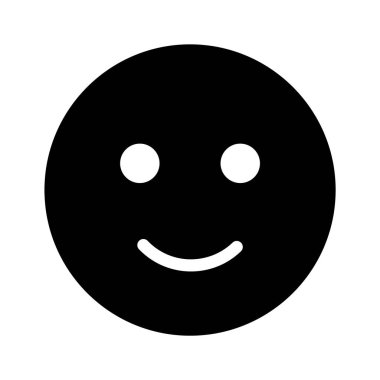 Mutlu yüz emojisinin modern tarzda yaratıcı vektörü