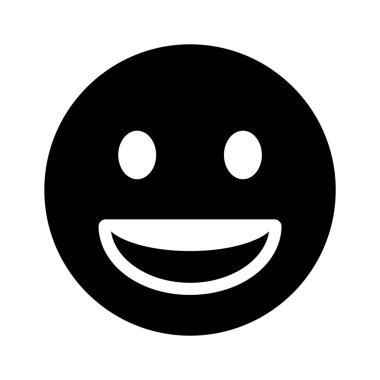 Düzenlenebilir bir gülen ifade simgesi, kullanımı ve indirilmesi kolay