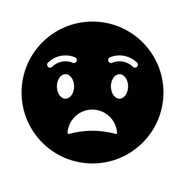 Korkak emoji vektör tasarımı, kullanması ve indirmesi kolay premium simgesi