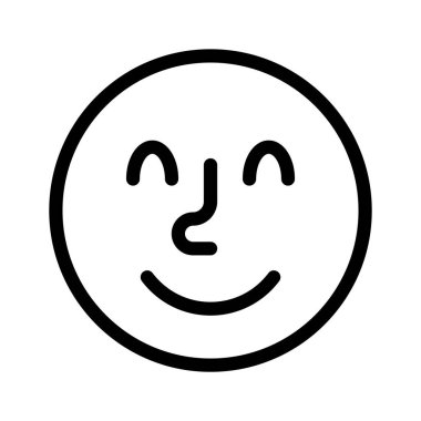 Bu özenle hazırlanmış mutlu emoji simgesini al, birinci kalite kullanıma hazır.