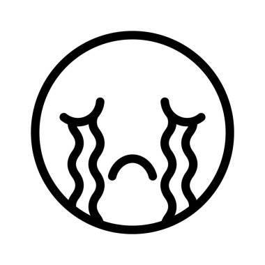 Bu ağlayan emoji vektör tasarımını alın, özelleştirilebilir vektör