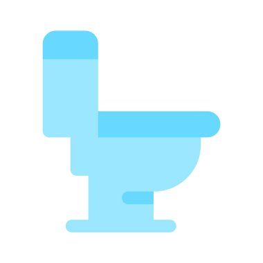 Toilet vector design of flush icon